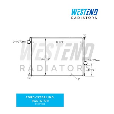 Ford / Sterling Radiator – 1994-2007 Various 