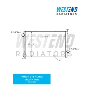 Ford / Sterling Radiator – 1996-2001 various