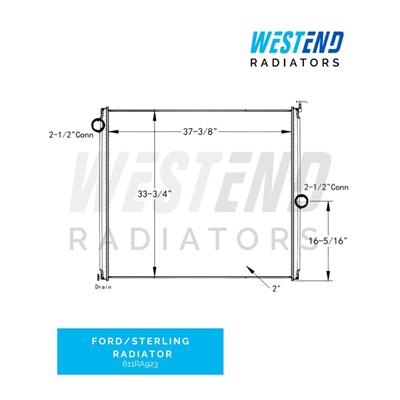 Ford / Sterling Radiator – 1996-2004 various 