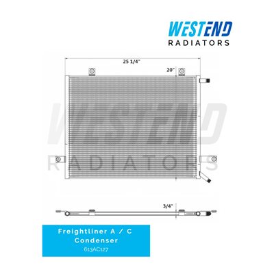 Freightliner A / C Condenser 1993 – 2003 / 1992 - 1996