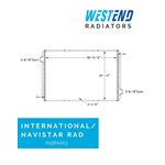 International  /  Navistar Radiator - 1994-2007 various