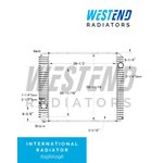 International Radiator - 2011 - 2014 DuraStar 4000 Series (20 - 11 / 16" Oil Cooler on Engine Side)