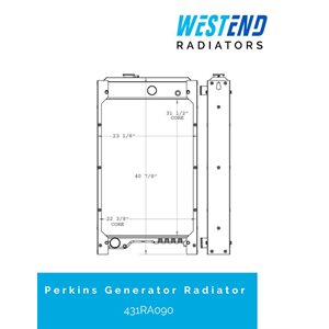 Perkins Generator Radiator