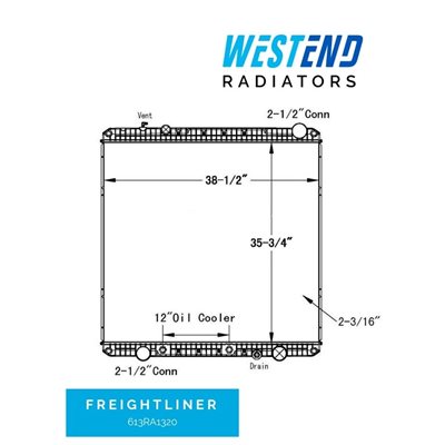 Freightliner Radiator – 2012-2019 Cascadia Series
