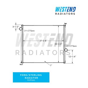 Ford / Sterling Radiator – 1994 -2000 various